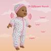 12 Inch Talking Baby Dolls for 3 Year Old Girls - Soft Body Interactive Baby Doll for Kids That Can Talk, Cry, Sing and Laugh - Makes 24 Cute Sounds view 3