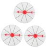 3 Pcs Lucky Draw Wheel Air Compressor Fittings Spinners for Kids Baby Accessories Tabs Gambling Tickets Prize Wheels Rainbow Spinners Wheel Foam White Party Supplies Blank view 1