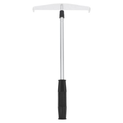 ibasenice Telescopic Poker Chip Rake Collecting Rod 27 Inch Metal Plastic Poker Chip Collector for Games and Home Use