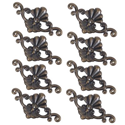 8 Pcs Retro Style Corner Guards Furniture Edge Protectors Safety Corner Protectors for Shipping