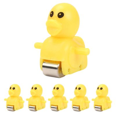 Menolana Electric Tracks Game Parts Slide Stairs Toy Spare Part, Replacement Adorable Climb Stairs Toy Accs, for Toddlers Kids Boys Girls, 6pcs Duck