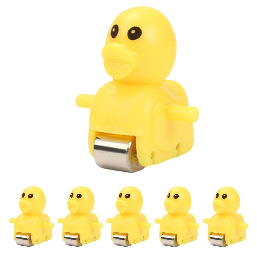 Menolana Electric Tracks Game Parts Slide Stairs Toy Spare Part, Replacement Adorable Climb Stairs Toy Accs, for Toddlers Kids Boys Girls, 6pcs Duck