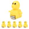 Menolana Electric Tracks Game Parts Slide Stairs Toy Spare Part, Replacement Adorable Climb Stairs Toy Accs, for Toddlers Kids Boys Girls, 6pcs Duck view 1
