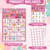 Leezead Birthday Bingo Game for Boys Girls Adults, 24 Players Birthday Bingo Cards Birthday Party Supplies Fun Birthday Party Bingo Game for School Classroom Family Birthday Holiday Party Activities view 2