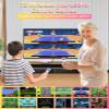HAPHOM TIK-Tok Dance Mat Game for TV, Christmas Colors Wireless Plug and Play Wrinkle-Free & Non-Slip Electronic Dance Mats, Exercise Dance Pad with Camera for Kids and Adults, Boys & Girls Gifts Toy view 3