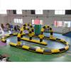 12x6m PVC Inflatable Bumper Car Go Kart Track Inflatable Go Karts Race Track view 2