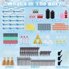 36 Pack Build a Snowman Kit, Snowman Kit Inspiring DIY Crafts for Kids, Creative Air Dry Clay Modeling Snowman Craft, Enhance Creativity Christmas Gifts for Kids, Winter School Xmas Creative Supplies view 2