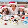 16 Pack Snowman Kit, Build a Snowman Craft Kit for Kids, Christmas Craft Creative Air Dry Clay Modeling Dough Crafts, Enhance Creativity Gifts Christmas Winter School Xmas Creative Supplies Decoration view 4