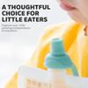 FIRGI Whale SoftSip Food Pouch Topper | 2EA + Travel Case | Prevent Spills & Leakage | Protect Child Baby Toddler Mouth | Food Grade Silicone Reusable | Baby Led Weaning | BPA Free| Pink+Blue view 2