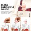 FIRGI Whale SoftSip Food Pouch Topper | 2EA + Travel Case | Prevent Spills & Leakage | Protect Child Baby Toddler Mouth | Food Grade Silicone Reusable | Baby Led Weaning | BPA Free| Pink+Blue view 3