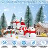 Christmas Craft Kit, 8 Pack Snowman Kit DIY Christmas Ornaments, Build a Snowman Kit Indoor Decorations, Creative Kids Air Dry Modeling Clay, Xmas Activities Snowman Making Kit Toys for Holiday view 3