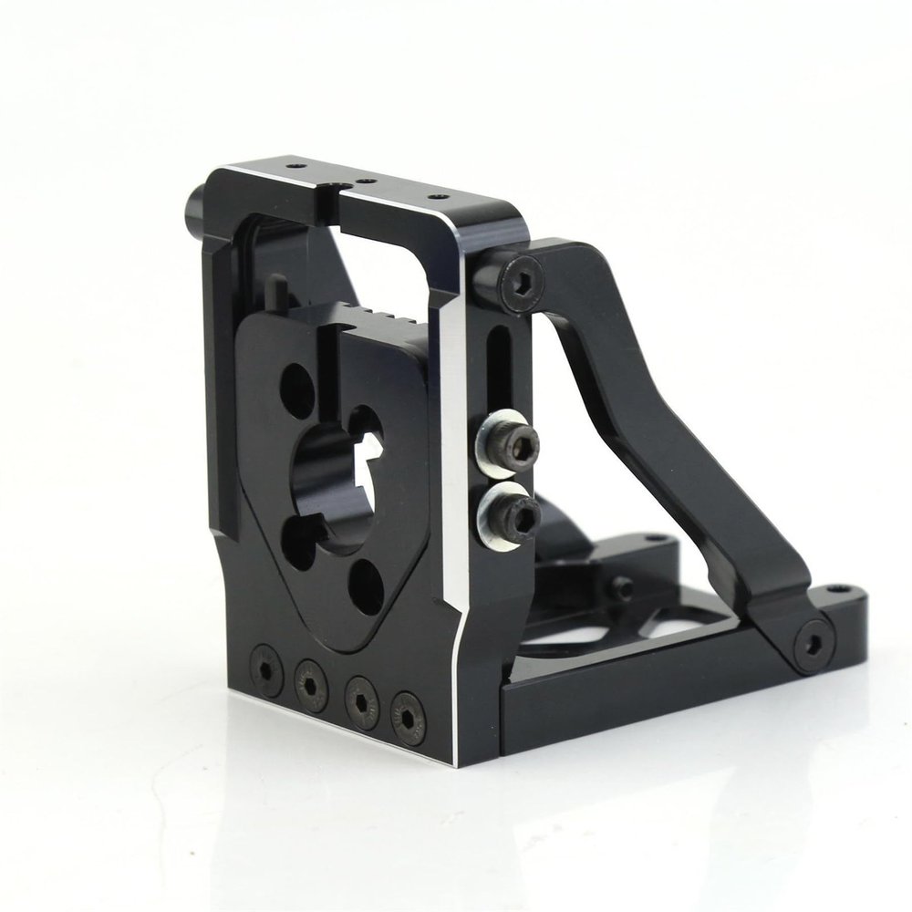Alloy Motor Mount 7760 Fit for TRAXXAS 1/5 X-Maxx 6S & X Maxx 8S & 1/6 XRT 8S RC Truck Upgrades Parts Quick Release Motor Mount Fixed Bracket(Black)