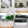 138 Inch Reinforced Retractable Baby Gates Extra Wide, Uamector Mesh Baby Gate or Dog Gate,Toddler Pet Retractable Gate Adjustable Length for Large Openings Stairs Doorways Hallway Indoor Outdoor view 4