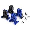 Aluminum Alloy Motor Tail Mount Fixed Holder Seat Fit for TRAXXAS 1/6 XRT 8S 1/5 X-Maxx 6S/8S RC Car Motor Tail Holder Base Upgrades Parts Accessories(Blue) view 2