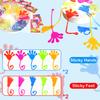Large Sticky Hands & Feet Party Favors Supplies for Toddlers (20 PCS), Pinata Valentines Day Goodie Bag Stuffers Fillers for Kids,School Student Treats Treasure Box Prizes Toy Gifts for Boys Girls view 2