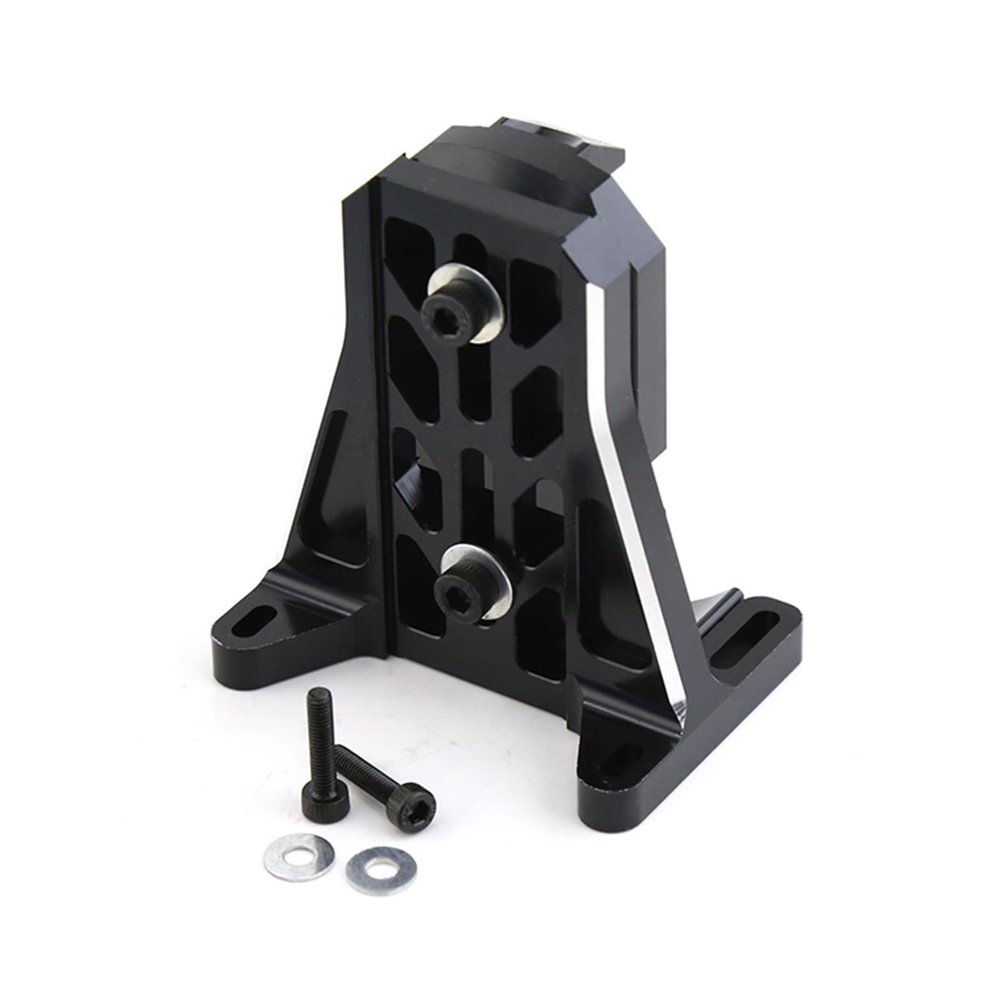 Aluminum Alloy Motor Tail Mount Fixed Holder Seat Fit for TRAXXAS 1/6 XRT 8S 1/5 X-Maxx 6S/8S RC Car Motor Tail Holder Base Upgrades Parts Accessories(Black)