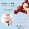 HAOBAOBEI Baby Fruit Feeder, Frozen Teething Toys for Babies, Teether Pacifier with 3 Extra Teats, Eating Essentials, BPA Free Baby Feeding Supplies (Lavender) view 4