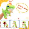 Cuteoy Plush Green T-Rex Hand Puppet Stuffed Animal Toy Open Movable Mouth Creative Role Play Storytelling Dinosaur Plushies Gifts for Kids Toddlers Birthday Christmas view 4