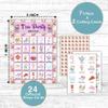 KFNER Garden Tea Party Bingo Game Card - 24 Players Bingo Games Set Indoor Outdoor Activities - Bridal Shower, Birthday, Tea Party Favors Supplies -A04 view 2