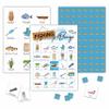 KFNER Fishing Bingo Game - Let's Go Fishing Bingo Card - 24 Players Game Set Indoor Outdoor Activities - Camping Party, Birthday Party Favors Supplies -A01 view 1