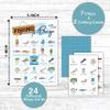 KFNER Fishing Bingo Game - Let's Go Fishing Bingo Card - 24 Players Game Set Indoor Outdoor Activities - Camping Party, Birthday Party Favors Supplies -A01 view 2