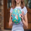Crocodile Creek Playground Ball - Durable Rubber Ball for Kids Ages 3 and Up - Bouncy Inflatable Ball for Kickball, Indoor Games, and Outdoor Sports - PVC-Free - Smiley - 5-inch Diameter view 2