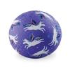 Crocodile Creek Playground Ball - Durable Rubber Ball for Kids Ages 3 and Up - Bouncy Inflatable Ball for Kickball, Indoor Games, and Outdoor Sports - PVC-Free - Purple Unicorn - 5-inch Diameter view 1