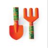 Crocodile Creek Garden Tools for Kids - Cute Kids' Tool Set for Helping in The Garden and Playing Outdoors - Includes 1 Metal/Wood Rake and 1 Metal/Wood Shovel - Garden Friends Theme view 1