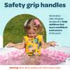 2-in-1 Inflatable Kiddie Pool, 65"x39"x10" (5'5") Soft Cushioned Floor, Handles, Drain, Shallow Rectangular Blowup Swimming Pool for Kids Age 2+ Toddler Ball Pit, Small Adult Backyard Tanning Pool view 3