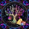 50x50/60x60/75x75cm Tarot Tablecloth Mat Geometric Divinations Table Cloth Board Game Oracles Card Pad Rune Support Mat view 1