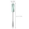 2 Pcs Baby Bottle Brush Set, Silicone & Pp Pacifier Cleaning Brush with Anti-Slip Handle, Long Handle for Deep Cleaning, Assorted Colors, 12.2 Inch view 3