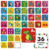 Hebayy 72 PCS Memory Matching Game, Alphabet & Numbers Matching Cards for Toddlers 36 Pairs Memory Cards for Preschool 4 5 6 Years Old view 1