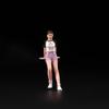 1:43 Scale Miniatures Figurine Hand Painted Tiny People Resin Diorama Figures Action Figure Scene Props for Cars Vehicles (Leaning Car Beauty Face Painted) view 3
