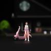 1:43 Scale Miniatures Figurine Hand Painted Tiny People Resin Diorama Figures Action Figure Scene Props for Cars Vehicles (Leaning Car Beauty Face Painted) view 4
