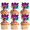 18pcs Glitter Bowling Ball Dessert Cupcake Topper Bowling Rolling into 12 Theme Decor Supplies Boys Girls Happy 12th Birthday Party Decorations view 1