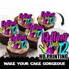 18pcs Glitter Bowling Ball Dessert Cupcake Topper Bowling Rolling into 12 Theme Decor Supplies Boys Girls Happy 12th Birthday Party Decorations view 3