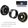 RCMYou RC Full Brass 1.2 Inch Beadlock Wheel Rim & Wheels Tires for 1/18 1/24 Trx4m SCX24 FCX24 RC Crawler Car,4PCS (1.2 Inches) Wheel Rim & Wheels Tires view 4