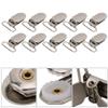 20 Pieces Metal Pacifier Suspender Clips Suspender Snap for Clothes Decoration Project Craft Bed Sheet Fasteners Clips Sheet Straps Holder Fasteners Clips (20 Packs) view 2