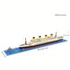 alltogetho Titanic Iceberg Model Ship Building Blocks Set Toys Micro Mini Bricks for Adults Girls Assemble Ice Love Cruise Ship view 2