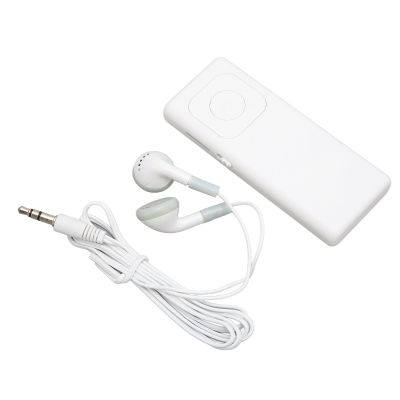 Leapiture MP3 Player, Portable Mini MP3 Player Lossless Sound Digital Music Player Support Up to 64G Memory Card Pocket MP3 with Earphone and Charging Cable(White)
