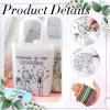 Tenceur 12 Set Wedding Activities Include Coloring Book, Non Woven Favors Bags and Activity Crayons for Scavenger Hunt Game Reception view 4