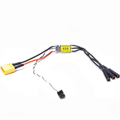 ApisQueen 2-6S 45A Bi-Directional Electronic Speed Controller ESC for Use with Underwater Thrusters/Motors in The Continuous Power Range of 100-500W