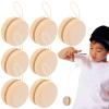 DECHOUS 15-Pack Wooden Yoyo for Kids: Small Yo-yo Toy Bulk for Beginners, Unfinished Wooden yoyo Party Favors for Boys Girls Ages 3-8, Birthday Classroom Prizes view 1