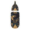 Newborn Swaddle Set Baby Receiving Blanket Infant Beanie Hat for Boys Girls, Egyptian Symbols Hieroglyphs Mascots vintage view 1