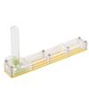 NDNCZDHC Ant Farm, Acrylic Ant Breeding House Nest Formicarium Display Box with Water Tower Moisturizing 14x2.2x7.5cm/5.5x0.9x3in(Yellow) view 2