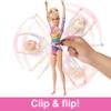 Barbie Gymnastics Doll & Accessories, Playset with Blonde Fashion Doll, C-Clip for Flipping Action, Balance Beam, Warm-Up Suit & More view 3