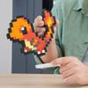 Mega Pokmon Glumanda HTH76 - Buildable Retro Pixel Art Figure with Wall Mount Base for Adult Builders and Collectors view 4