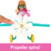 Barbie Chelsea Can Be Doll & Plane Playset, 2-Seater Aircraft with Spinning Daisy Propellor & 7 Accessories, Includes Pet Puppy & Stickers view 2