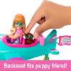 Barbie Chelsea Can Be Doll & Plane Playset, 2-Seater Aircraft with Spinning Daisy Propellor & 7 Accessories, Includes Pet Puppy & Stickers view 3
