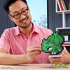 Mega Pokmon Bisasam Retro Look - 15 cm Buildable with Pixel Art Stones - Includes Wall Mounted Base for Adult Lovers and Collectors, HTH75 view 2